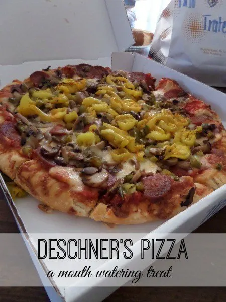 Deschners Pizza- a mouth watering treat in Mansfield, Ohio