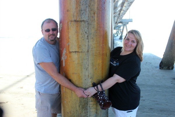Me and my husband at Venice Beach