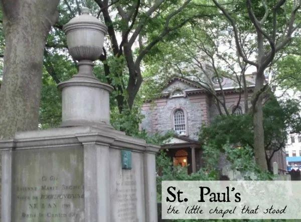 St. Paul's the little chapel that stood