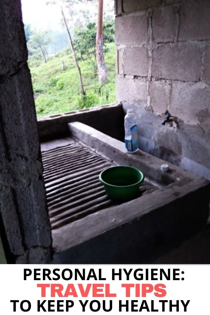A sink to wash dishes in the mountains of Honduras