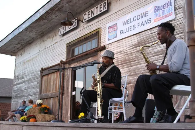 The Gateway to the Blues Museum and Visitors Center in Tunica