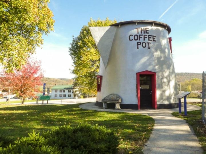 The Giant Coffee Pot of Bedford, Pennsylvania Travel Inspired Living