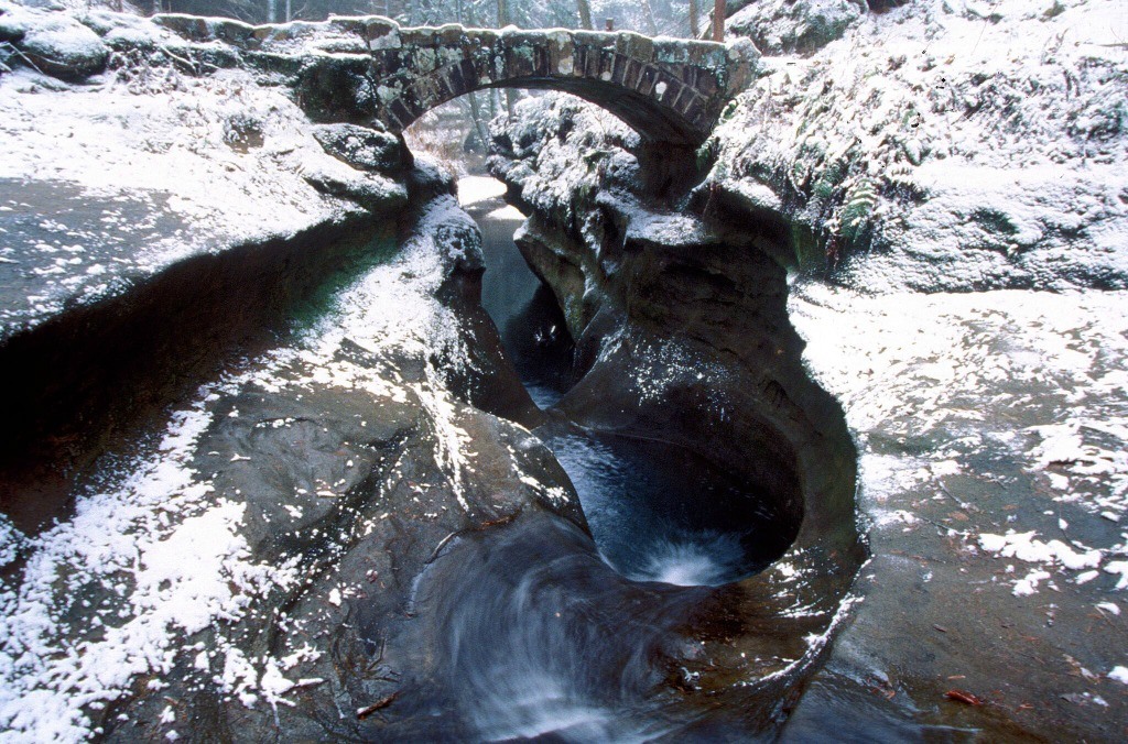 The Devil's Bathtub in Hocking HIlls Photo Courtesy of Weirick Communications