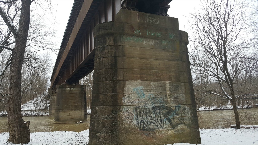 Bridge of Dreams in the snow