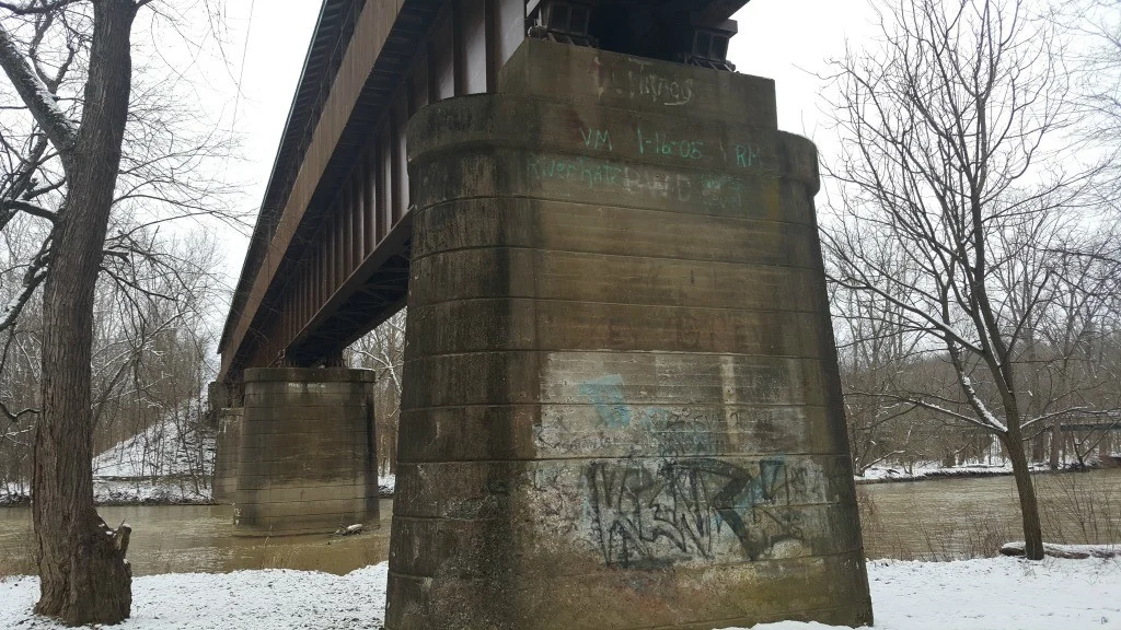 Bridge of Dreams in the snow