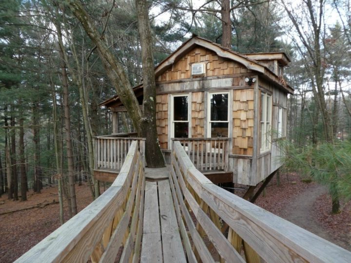Glamping in Ohio at The Mohicans Treehouse Village