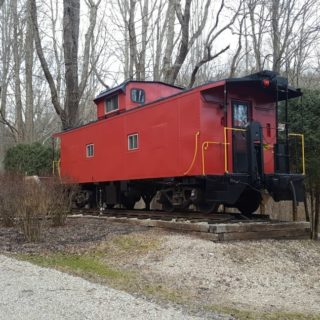 The Hocking Hills Caboose is a former working caboose turned family-friendly cabin in Hocking Hills.
