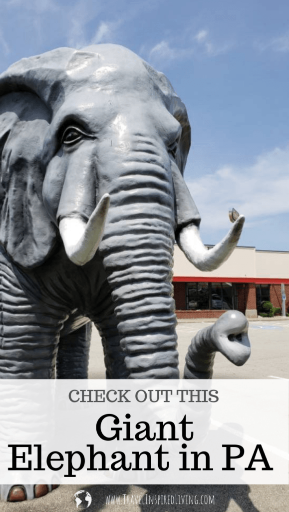 Snap a photo with this Colossal Pennsylvania elephant Statue Travel