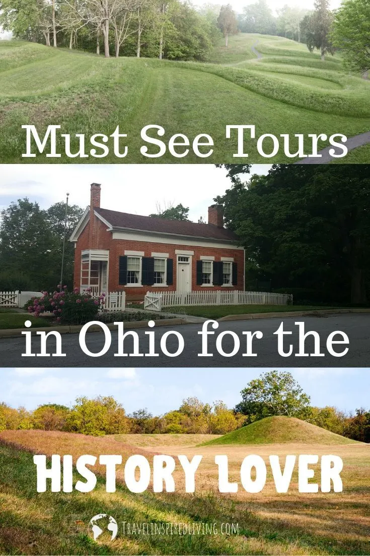 Three historic tours in Ohio from a mound shaped like a snake to the small brick home where Thomas Edison was born to earthen mounds built by prehistoric peoples.