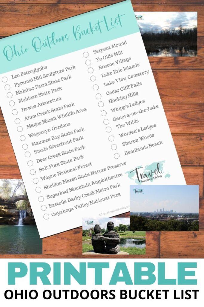 30 of the Best Outdoor Places to Visit in Ohio in 2023+ Printable Bucket List Travel Inspired