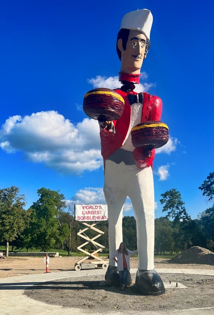 Two Towering Ohio Roadside Attractions Handless Jacques and Big Pierre