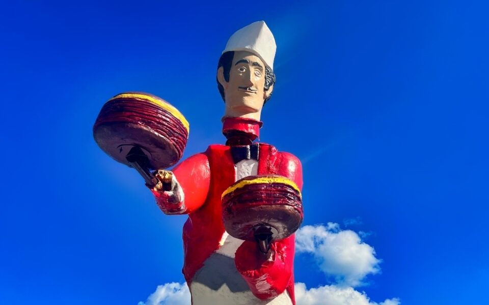 Two Towering Ohio Roadside Attractions Handless Jacques and Big Pierre