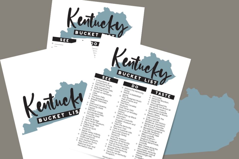 11 Places to Add to Your Kentucky Bucket List + FREE Printable Travel